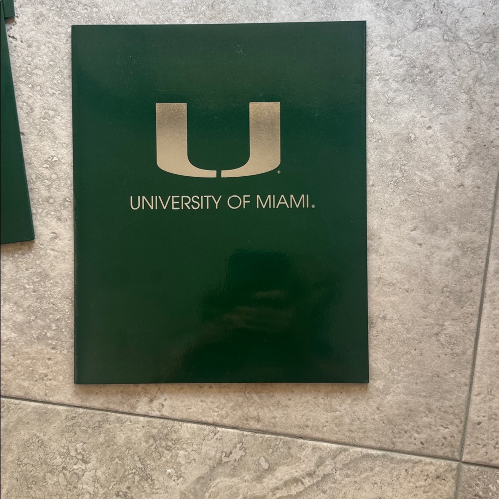 University of Miami set of 6 - 2 pocket notebooks